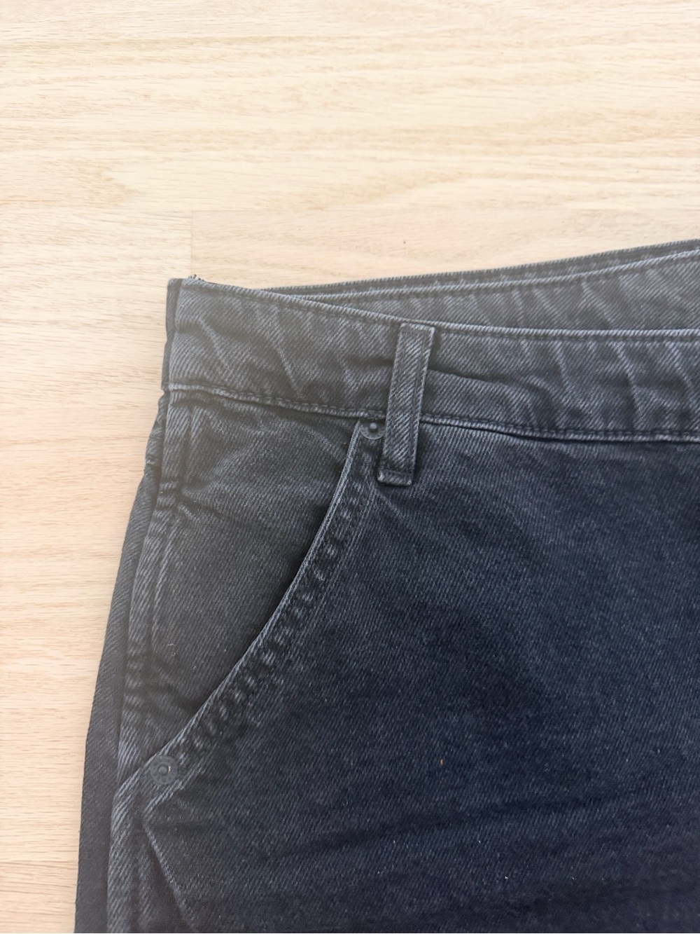 FP black jean skirt - Picture 4 of 5